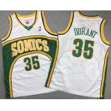Kevin Durant, Seattle SuperSonics ( Retro White) - NIÑOS